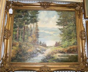 WANNINGER,View in the Scottish Highlands,Tooveys Auction GB 2012-07-10