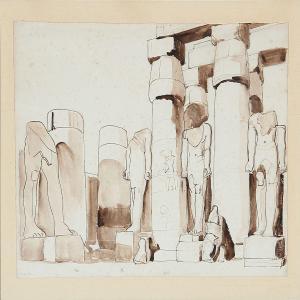 WANSCHER Vilhelm 1875-1961,Composition from Egypt,Bruun Rasmussen DK 2013-09-09