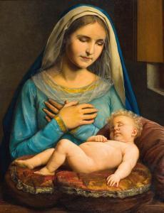 WANTE Ernest 1872-1960,Madonna met kind,Campo BE 2012-12-04