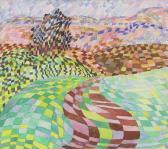 WARBURTON Joan 1920-1996,Chequerboard landscape,1994,Sworders GB 2023-02-05