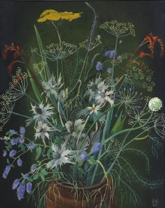 WARBURTON Joan 1920-1996,Summer Flowers,1965,Sworders GB 2024-04-09