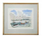 WARBURTON Joan 1920-1996,The River Deben,1948,Cheffins GB 2019-10-24