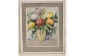 WARBURTON LESLIE 1917-2014,Chrysanthemums,Hartleys Auctioneers and Valuers GB 2015-03-25