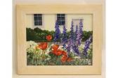 WARBURTON LESLIE 1917-2014,Delphiniums and Poppies,Hartleys Auctioneers and Valuers GB 2015-03-25