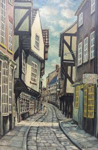 WARD CHARLES,The Shambles - York,20th century,Duggleby Stephenson (of York) UK 2024-04-12