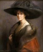 WARD Charlotte Blakeney,Half-length Portrait of 'Katherine Packard Mower,',4th,Mealy's IE 2010-06-22
