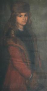 WARD Charlotte Blakeney,Three Quarter length Portrait of a Young Girl,John Nicholson GB 2014-07-09