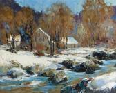 WARD Edward Norton 1928,The First Touch of Winter,John Moran Auctioneers US 2018-08-21
