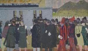 WARD Hazel 1928-2010,A procession,Rosebery's GB 2017-07-22