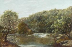 WARD James C 1821-1883,River Landscape,1864,Simon Chorley Art & Antiques GB 2016-09-20