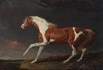 WARD James 1769-1859,Etalon dans un paysage d'orage,Piguet CH 2021-12-08