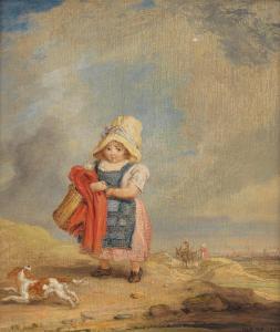 WARD James 1769-1859,Girl by seashore,1835,Bonhams GB 2024-04-10