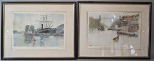 WARD Louis Arthur,The SS Great Britain, The Suspension Bridge,20th century,Wotton 2022-04-04