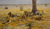 WARD Norman 1960,Lions at Tsavo,1995,Andrew Smith and Son GB 2013-09-10