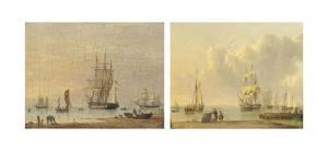 WARD OF HULL John 1798-1849,A Royal Navy frigate drifting from her anchorage o,Christie's 2013-11-20