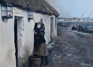WARD Richard 1944,Young Girl, The Claddagh, Co. Galway,Morgan O'Driscoll IE 2023-03-13