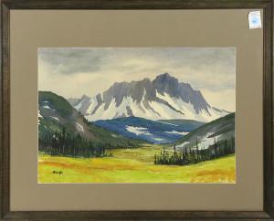 WARD William Winthrop 1901-1985,Mountain Landscape,Clars Auction Gallery US 2019-04-13