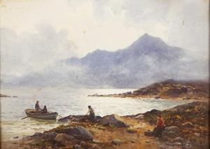 WARDEN Laurence,Fishermen and a woman in a landscape,Bellmans Fine Art Auctioneers GB 2021-10-15