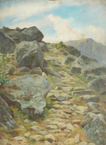WARDLE Arthur 1864-1949,A rocky pathway, Dartmoor,Bellmans Fine Art Auctioneers GB 2024-03-28
