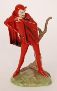 Ware Carlton,Mephisto dressed in red,20th Century,Fieldings Auctioneers Limited GB 2017-10-21
