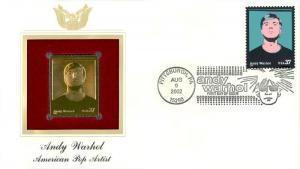 WARHOL Andy 1928-1987,American Pop Artist - USPS Stamps,2002,Ro Gallery US 2009-12-01