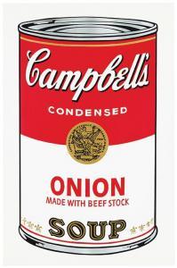 WARHOL Andy 1928-1987,Campbell's Soup Can (Onion),Webb's NZ 2015-04-09