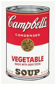 WARHOL Andy 1928-1987,Campbell's Soup Can (Vegetable),Webb's NZ 2015-04-09