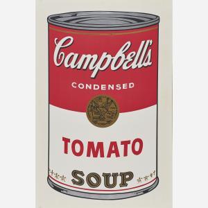 WARHOL Andy 1928-1987,Campbell's Tomato Soup,1968,Rago Arts and Auction Center US 2018-05-05