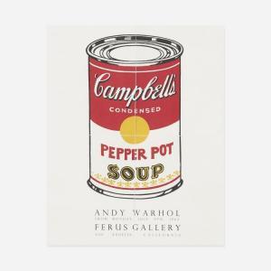 WARHOL Andy 1928-1987,Exhibition poster,1962,Wright US 2015-07-11