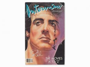 WARHOL Andy 1928-1987,Interview Cover Sylvester Stallone,1985,Auctionata DE 2016-03-03