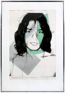 WARHOL Andy 1928-1987,Mick Jagger,1975,Brunk Auctions US 2010-05-01