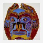 WARHOL Andy 1928-1987,Northwest Coast Mask (from the Cowboys and Indians,1986,Wright US 2023-08-08