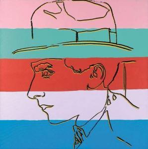 WARHOL Andy 1928-1987,Portrait de Jean Cocteau,1985,Aguttes FR 2008-06-25