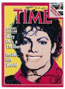 WARHOL Andy 1928-1987,SANS TITRE (TIME MAGAZINE COVER, MARCH 19, 1984),1984,Sotheby's GB 2013-04-17