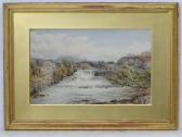 WARMINGTON Ebenezer Alfred 1830-1903,, Waterfall scene, a river in spate,Dickins GB 2019-12-30