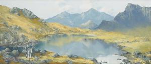 WARREN Charles Wyatt 1908-1993,Snowdon from Llyn Nantlle,Ewbank Auctions GB 2024-01-25