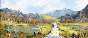 WARREN Charles Wyatt 1908-1993,Snowdonia Landscape with Silver Birches,Mellors & Kirk GB 2024-01-09