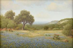 WARREN Don 1935-2006,Hill Country Landscape with Bluebonnets,Simpson Galleries US 2023-05-20