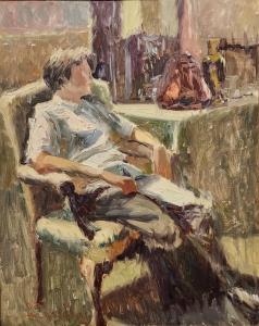 WARREN MUNDY Charles 1945,Rebecca in Rocking Chair,Wickliff & Associates US 2023-04-01