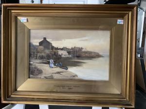 WARREN Nesta 1800-1900,'Anglesey' - 'A Sunlit Haven, Cemaes Bay',Chilcotts GB 2021-07-17