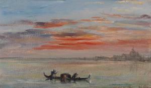 WARREN William White 1832-1915,Venice at sunset,Bonhams GB 2024-04-04