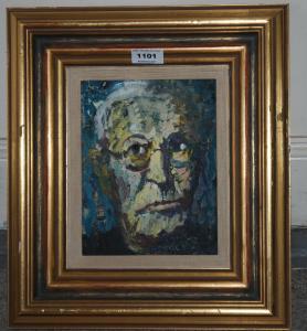 WARRILLOW David Ross 1956,Portrait head,Great Western GB 2021-09-08