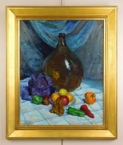 WARSHAWSKY Abel George 1883-1962,Still Life with Glass Bottle,1938,Rachel Davis US 2024-03-23