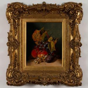 WARWICK R.W 1800-1800,Grapes, Plums and Peaches,1879,Stair Galleries US 2024-01-24