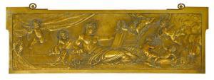 waschmann carl 1848-1905,The rectangular brass relief plaque depicting Venu,Freeman US 2009-10-06