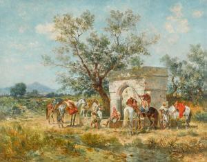 WASHINGTON Georges 1827-1910,Rest at the Well,Sotheby's GB 2024-04-10