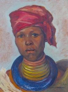 WASSENAAR Johanna 1896-1971,African woman,Bonhams GB 2011-02-02