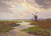 WASSENAAR Willem Abraham 1873-1956,Untitled - The Old Windmill,Levis CA 2015-04-19