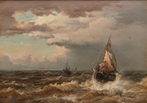 WASSON George Savary 1855-1926,Seascape with Ships,Grogan & Co. US 2019-05-08