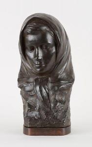 WASTERLAIN Georges 1889-1963,Jeune femme de mineur,Horta BE 2021-12-06